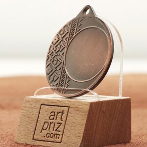 Медаль MA1540 Бронза Д40мм Жетон Д25мм Орнамент вишиванка