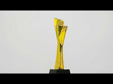 Статуетка “Грація” на скляній основі 28х8см TC-A095