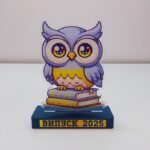 Нагорода шкільна на випускний (останній дзвоник) Мудра Сова 20см 15х20см 881N25