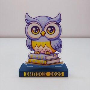 Нагорода шкільна на випускний (останній дзвоник) Мудра Сова 20см 15х20см 881N25