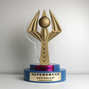 Кубок FOOTBALL  Переможець UASTEELCUP 35х58см 170N5