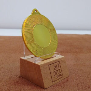 Медаль MA1550 Золото D50мм Жетон D25мм універсальна