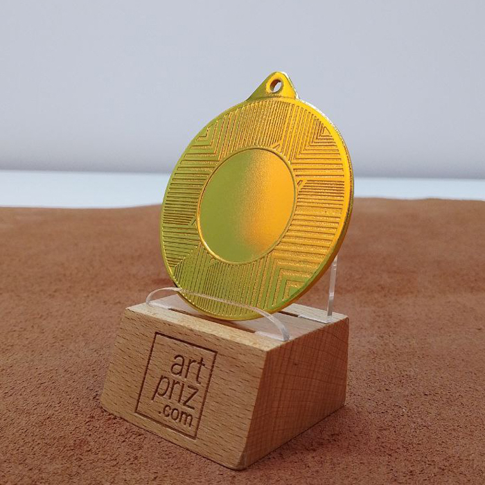 Медаль MA1550 Золото D50мм Жетон D25мм універсальна