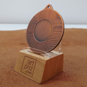 Медаль MA1550 бронза D50мм Жетон D25мм універсальна