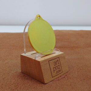 Медаль МА0240 Золото Д40мм місце під жетон 25мм