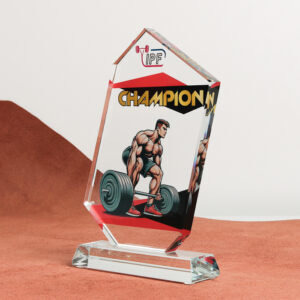 Нагорода зі скла  Висота 20,5см GL-100I