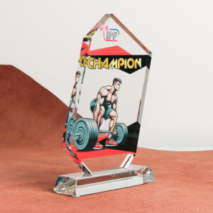 Нагорода зі скла  Висота 20,5см GL-100I