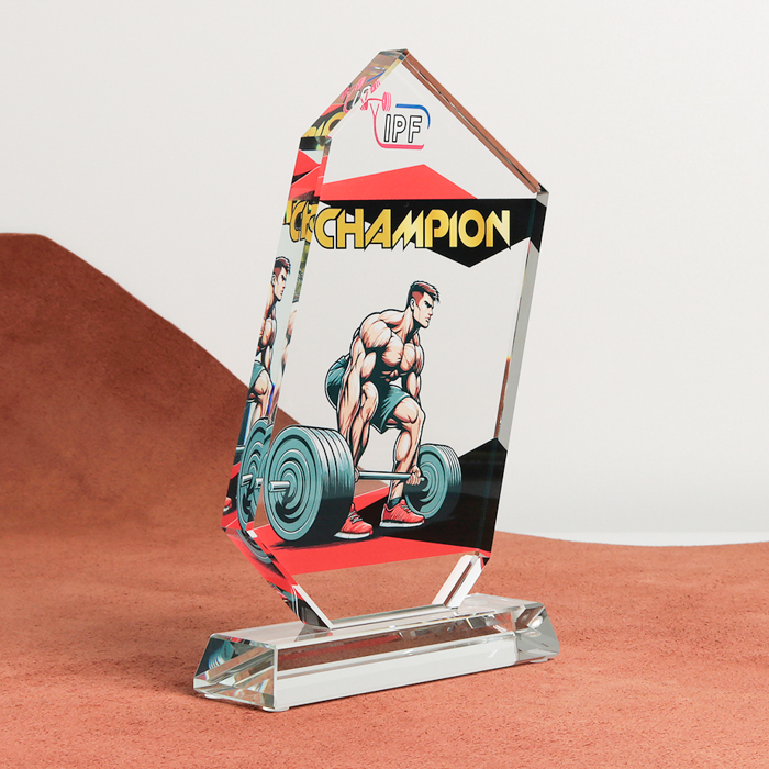 Нагорода зі скла  Висота 20,5см GL-100I