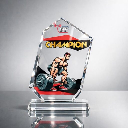 Нагорода зі скла  Висота 20,5см GL-100I