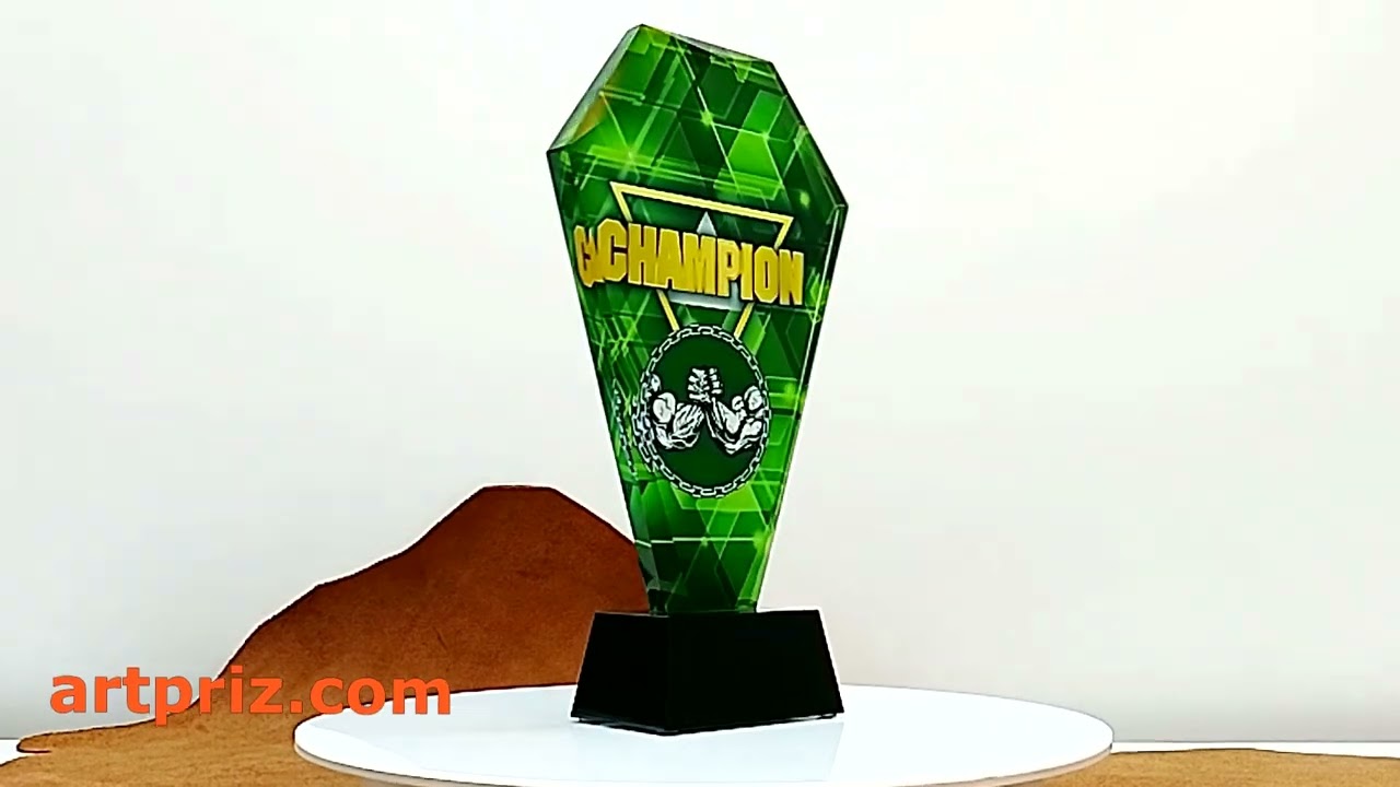 Нагорода зі скла універсальна КРИСТАЛ Висота 26 см GL-106I