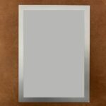 Самоклеюча магнітна інформаційна рамка 30х42см A3, срібло HD, RMA3S