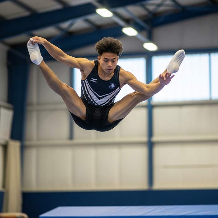 Стрибки на батуті