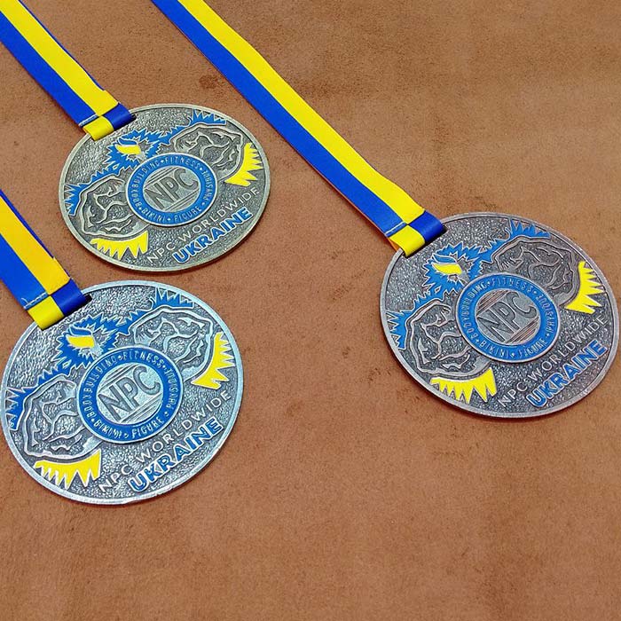 Медаль для бодібілдингу лита "NPC Worldwide: Classic Kyiv" Д11см АРТПРИЗ 429-5