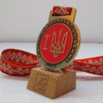 Медаль лита 70мм ЕММА Київ АРТПРИЗ 3368-5