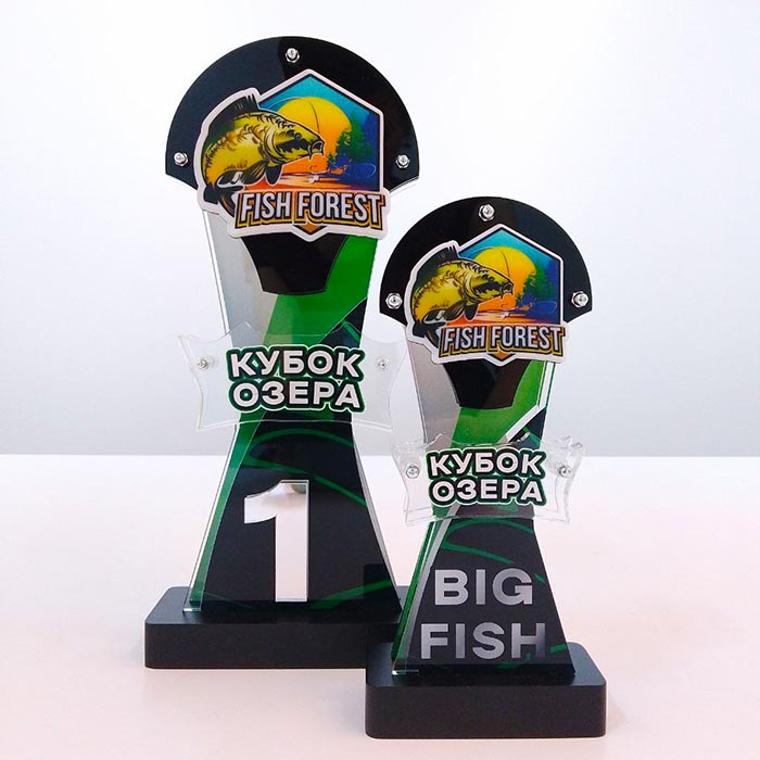 Кубок Озера "BIG FISH" нагорода для рибалок 20см АРТПРИЗ 1433-5