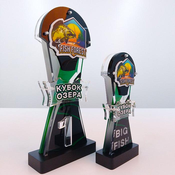 Кубок Озера "BIG FISH" нагорода для рибалок 20см АРТПРИЗ 1433-5