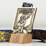 Медаль лита ДЗЮДО 62х77 мм АРТПРИЗ 1855-5