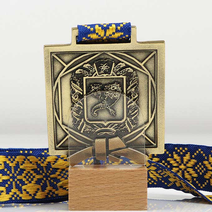 Медаль лита ДЗЮДО 62х77 мм АРТПРИЗ 1855-5