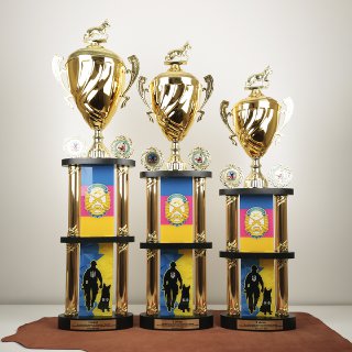 Кубок многоярусный большой 25x87см АРТПРИЗ 2858K3