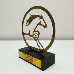 Елегантний кубок "Кінний Спорт" – Equicor Jumping Tour 19х23см 2N3754-5