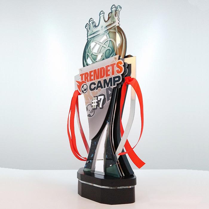 Кубок Футбольний TRENDETS CAMP #7 26х60см АРТПРИЗ 5259-5