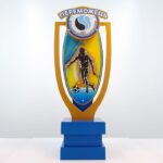 Кубок індивідуальний ШВБР з футболу 22x55см АРТПРИЗ N1615-5