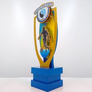 Кубок індивідуальний ШВБР з футболу 22x55см АРТПРИЗ N1615-5