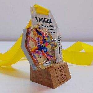 Медаль для турніру з легкої атлетики 75*75мм АРТПРИЗ 4197-5