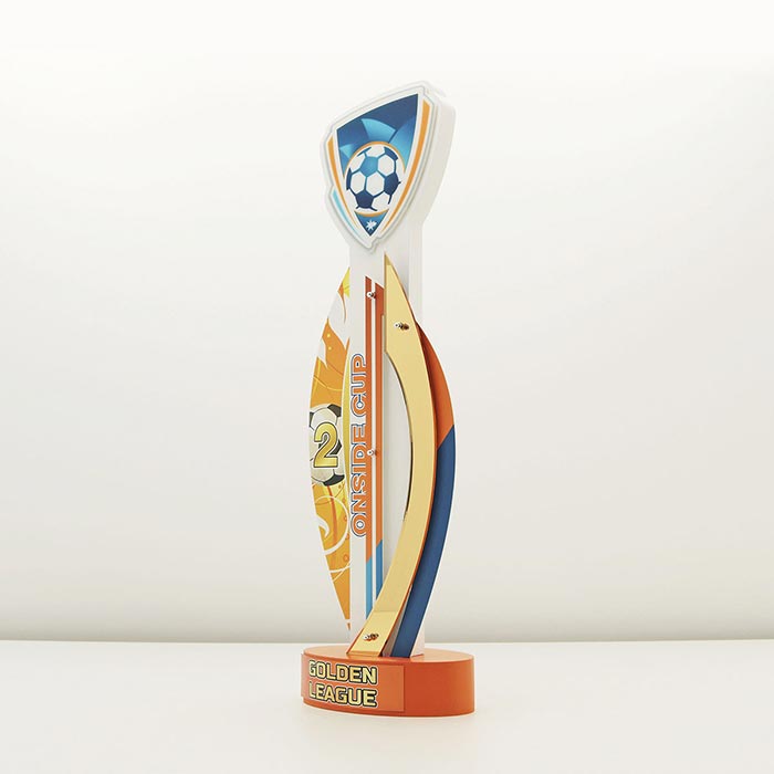 Кубок футбольний ONSIDE CUP 2 місце 49х17см Артприз 2086-2