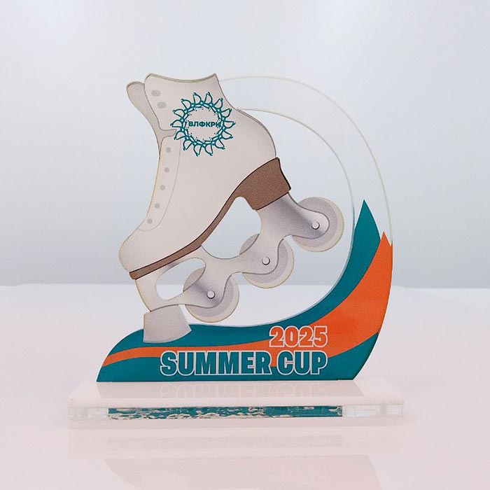 Нагорода "Summer Cup" для змагань з роликового спорту 12х13см АРТПРИЗ 5040-5
