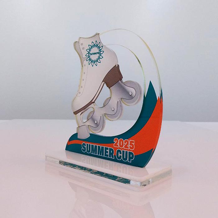 Нагорода "Summer Cup" для змагань з роликового спорту 12х13см АРТПРИЗ 5040-5
