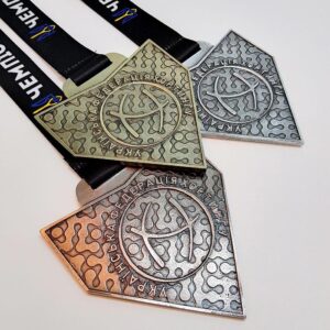 Медаль лита "Чемпіонат України з Хортингу" 10х11см АРТПРИЗ 2656-5