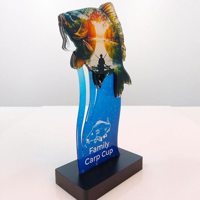 Кубок "Family Carp Cup" Нагорода для Рибальських Змагань13х25см АРТПРИЗ 5377-5