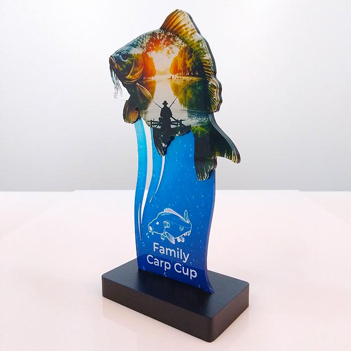 Кубок "Family Carp Cup" Нагорода для Рибальських Змагань13х25см АРТПРИЗ 5377-5