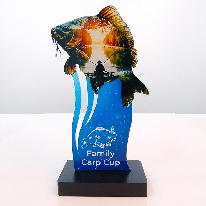 Кубок «Family Carp Cup» Награда для Рыболовных Соревнований13х25см АРТПРИЗ 5377-5