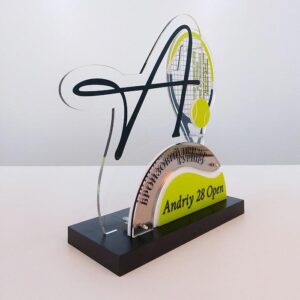 Тенісний приз "Andriy 28 Open" 30х30см АРТПРИЗ 4917-5