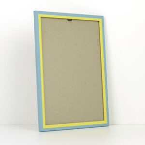 Рамка для дипломів грамот подяк фотографій колір жовто-блакитний 21х30см А4 PNKA4