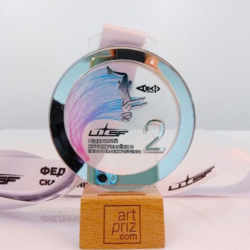 Медалі "Відкритий Кубок України з Indoor Skydiving" Д80мм АРТПРИЗ 1649-5