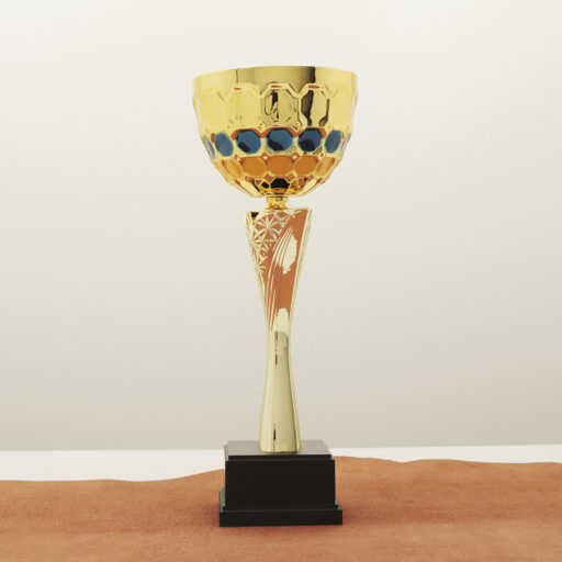 Кубок нагородний K6047C Чаша D12см Висота 32 см