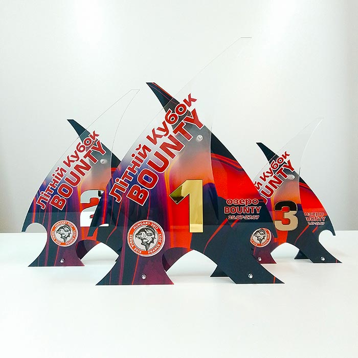 Нагорода з риболовлі Літній Кубок BOUNTY 28х35см Артприз 1893-5