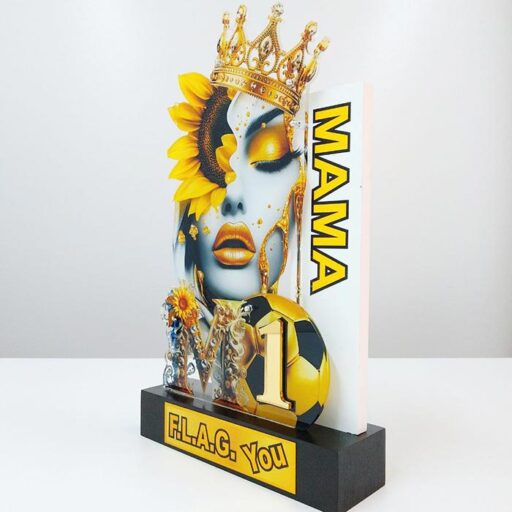 Нагорода Футбольна  F.L.A.G. МАМА 35х20см Артприз 5874-5