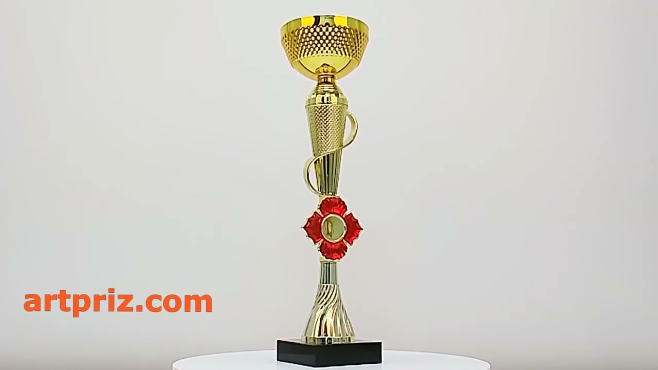 Кубок нагородний K6027А Чаша D12см Висота 37см