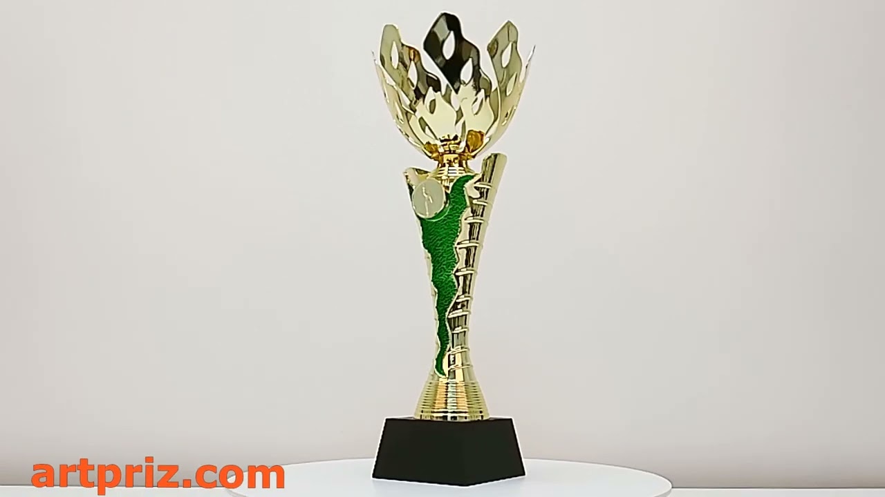 Кубок нагородний K6038B Чаша D12см Висота 31см