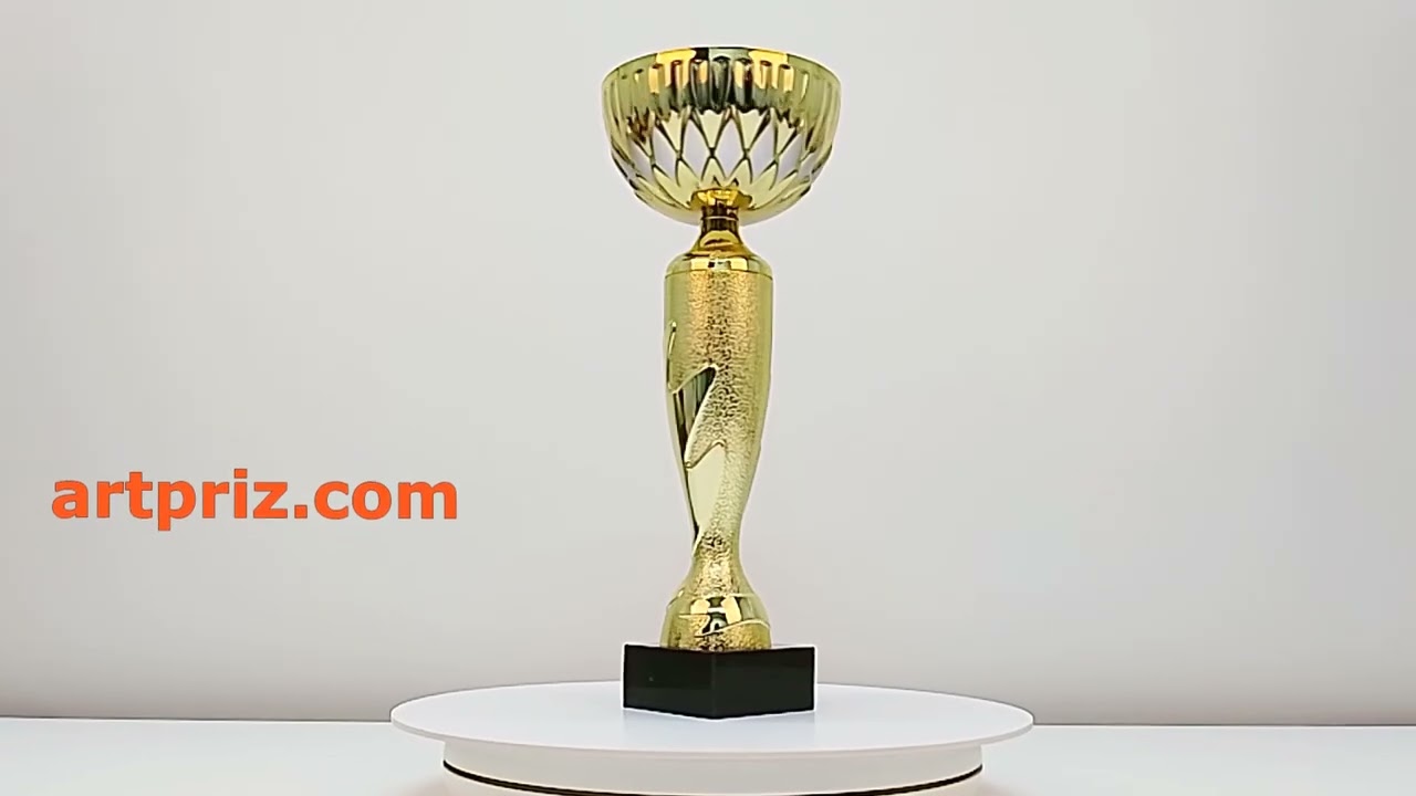 Кубок нагородний K6041C Чаша D10см Висота 25см