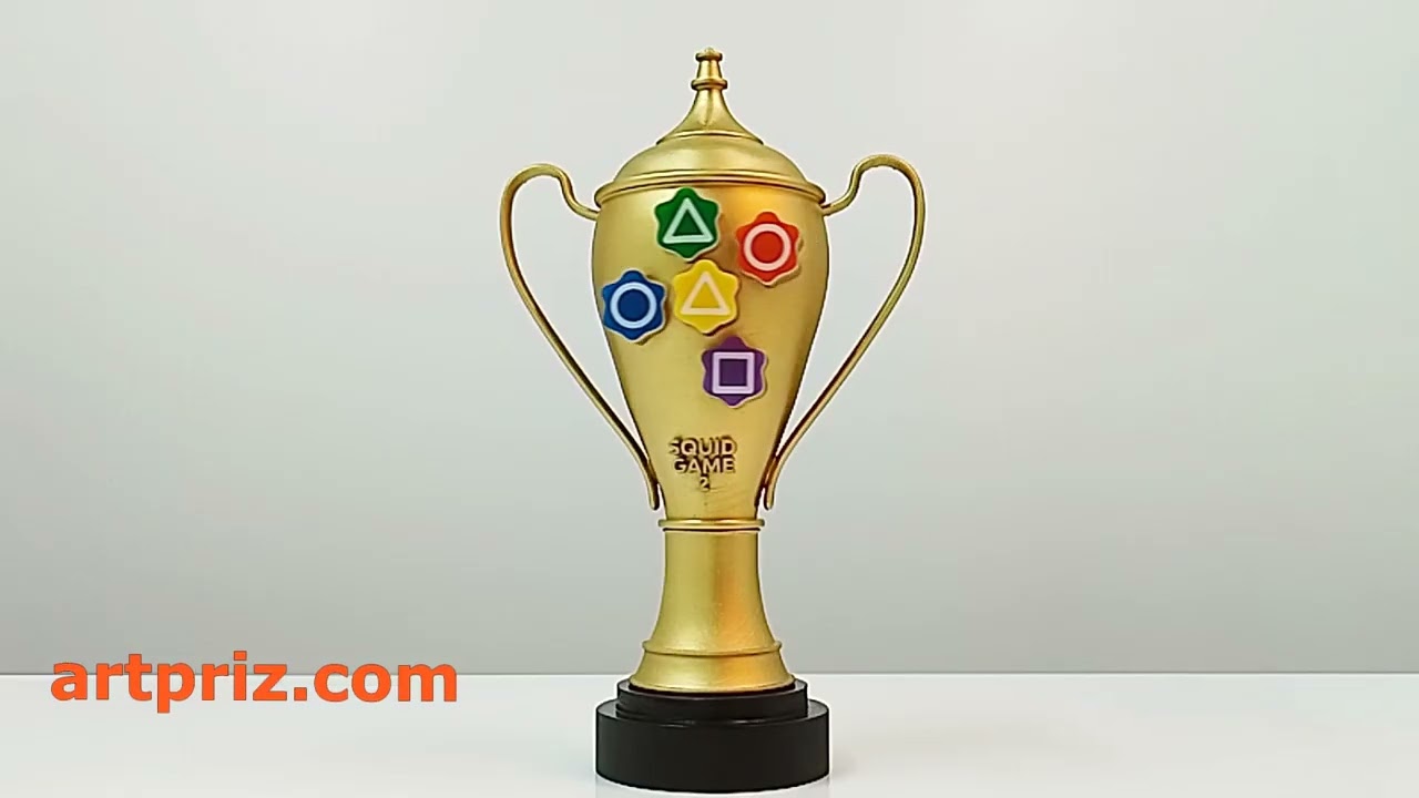 Кубок SQUID GAME 2 з гонгі 11,5х17см АРТПРИЗ 1801-5