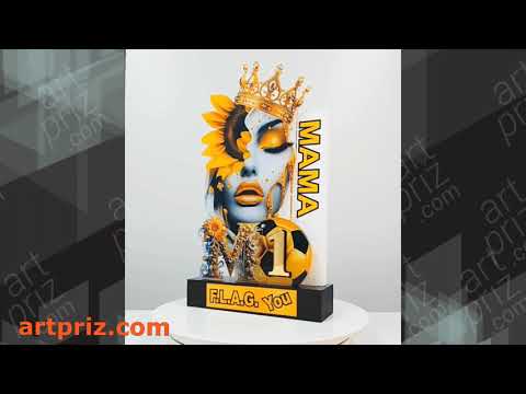 Нагорода Футбольна  F.L.A.G. МАМА 35х20см Артприз 5874-5