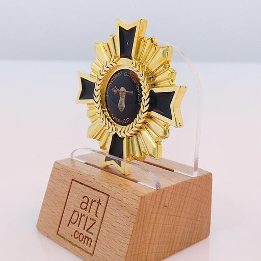 Бойова Відзнака Орден литий Танковий Батальйон 14ОМБР 45мм Артприз