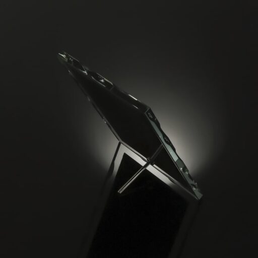 Скляна нагорода диплом Розмір 180х250мм. GL-109I колір білий Артприз