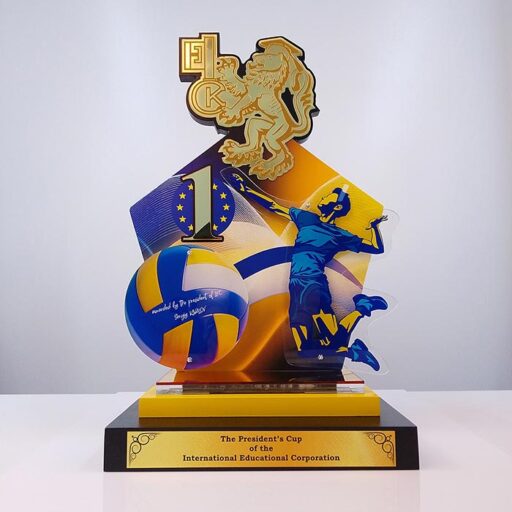 Кубок Волейбол International Educational Corporation Cup 33x50см Артприз 3377V5