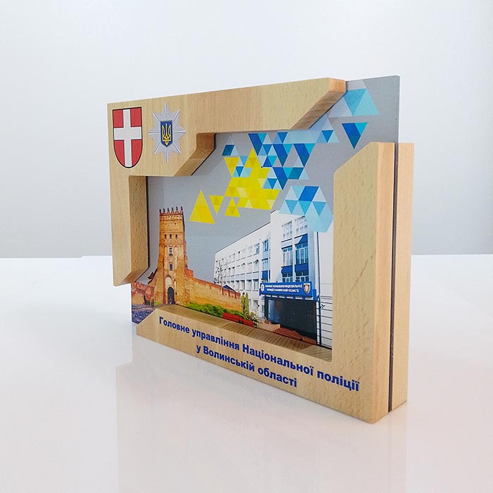 Подяка Центр бойових мистецтв Віталія Гагаріна 28х21см Артприз 626-5